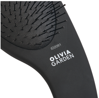 Щітка Olivia Garden Curve Nylon Bristles Matt Black
