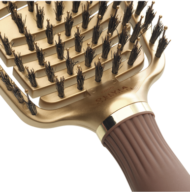 Щітка Olivia Garden Expert Care Flex Combo Gold&Brown