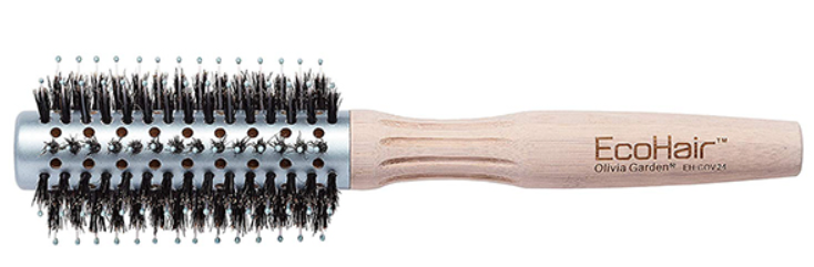 Брашинг Olivia Garden Eco Hair Bamboo керамика + ионизация с натуральной щетиной и нейлоном 24 мм