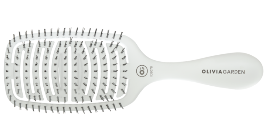 Щетка Olivia Garden Flex Fine Ice White купить - 485 грн